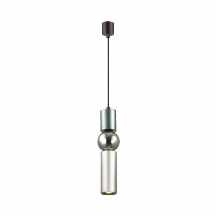 Подвесной светодиодный светильник Odeon Light Sakra 4070/5L в стиле модерн, цвет серый