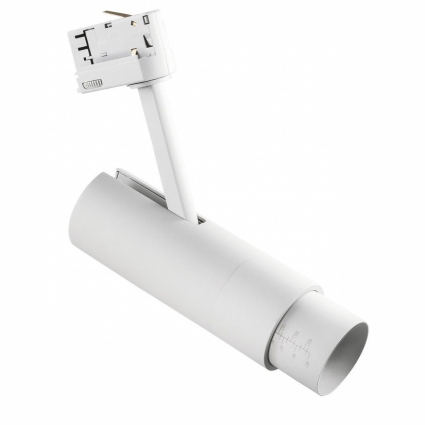Трековый светодиодный светильник Lightstar Fuoco Led 215436 в стиле Хай-тек, цвет белый