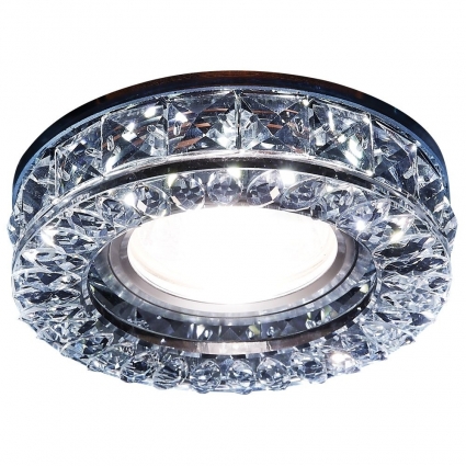 Встраиваемый светодиодный светильник Ambrella light Led S241 BK в классическом стиле, мощность 53 Вт