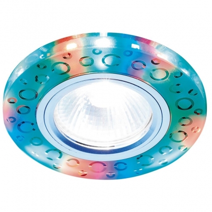 Встраиваемый светодиодный светильник Ambrella light Led S218 WH/CH/M в современном стиле, цвет белый