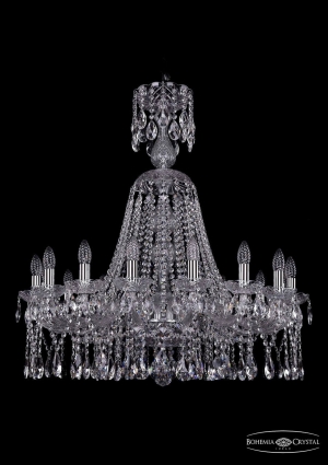 Подвесная люстра Bohemia Ivele 1413/16/300/XL-91/Ni в классическом стиле, цвет матовый никель