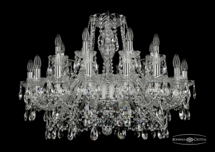 Подвесная люстра Bohemia Ivele 1411/16+8/300/Ni в классическом стиле, цвет матовый никель