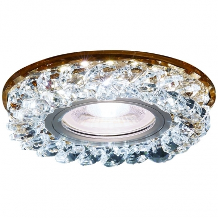 Встраиваемый светодиодный светильник Ambrella light Led S257 BR в классическом стиле, цвет коричневый