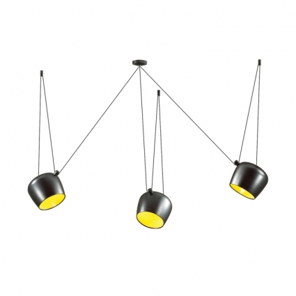 Подвесная люстра Odeon Light Foks 4104/3 в стиле Хай-тек, цвет черный