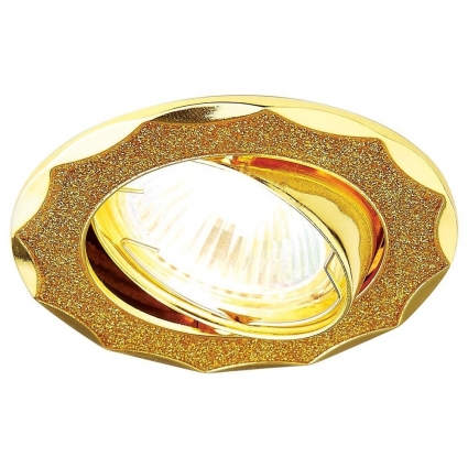 Встраиваемый светильник Ambrella light Classic 612A GD/GD в стиле модерн, цвет золотой