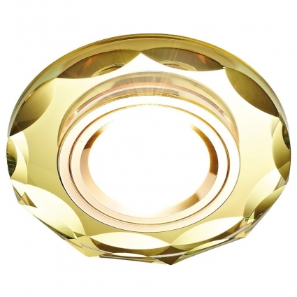 Встраиваемый светильник Ambrella light Classic 800 Gold в современном стиле, цвет золотой