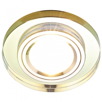 Встраиваемый светильник Ambrella light Classic 8060 Gold в современном стиле, цвет золотой