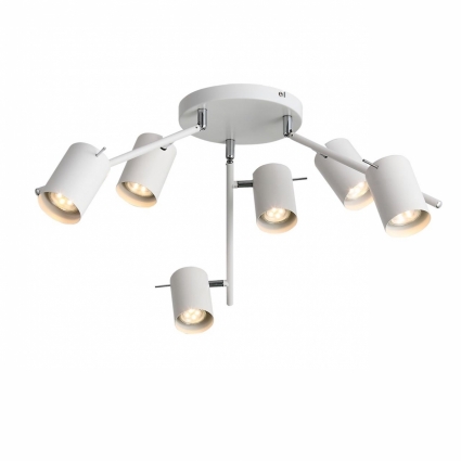Потолочная светодиодная люстра ST Luce Fanale SL597.502.06 в стиле Хай-тек, цвет белый