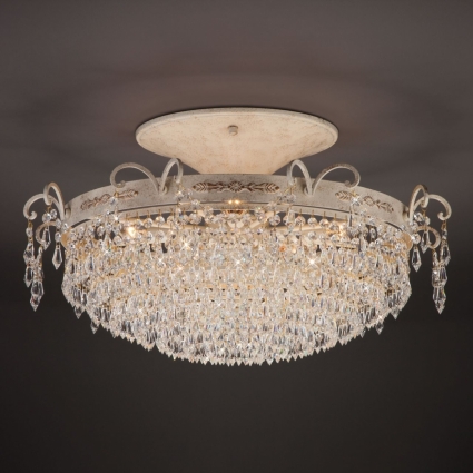 Потолочная люстра Bogates Empress 305/8 Strotskis в классическом стиле, цвет бежевый