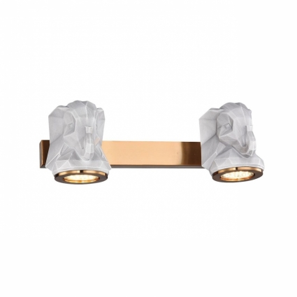 Бра Favourite Elephant 2322-2W в стиле кантри, цвет серый, мощность 10 Вт