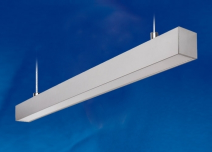 Подвесной светодиодный светильник (UL-00004208) Uniel ULO-K10D 60W/5000K/L120 IP65 Silver в современном стиле, цвет серебро