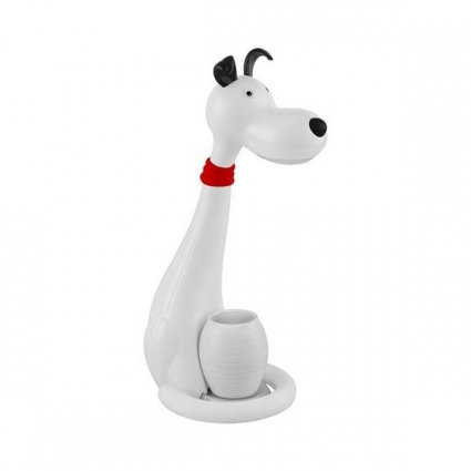 Настольная лампа Horoz Snoopy белая 049-029-0006 в современном стиле, цвет белый