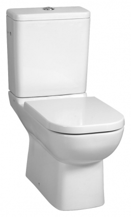 Унитаз-компакт VitrA Retro  белый, овальный, антивсплеск, 35.5x70 см
