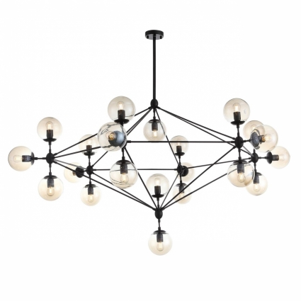 Подвесная люстра ST Luce Stampo SL549.403.15 в стиле лофт, цвет серый