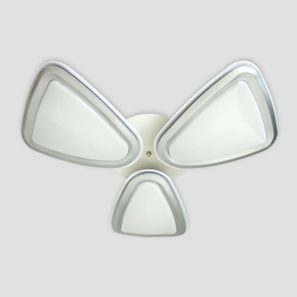 Потолочная светодиодная люстра Ambrella light Orbital Granule FG1010/3 WH/SL 204W D770 в современном стиле, цвет белый