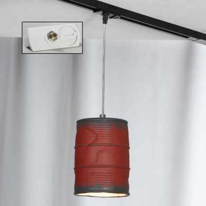 Трековый светильник однофазный Lussole LOFT Track Lights LSP-9527-TAW в стиле лофт, цвет красный