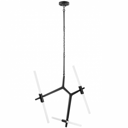 Подвесная люстра Lightstar Struttura 742067 в стиле Хай-тек, цвет черный