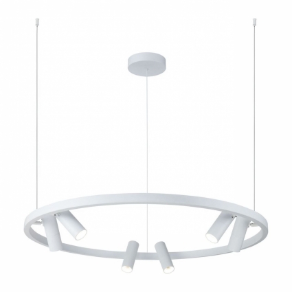 Подвесная светодиодная люстра Maytoni Satellite MOD102PL-L42W в стиле Хай-тек, цвет белый