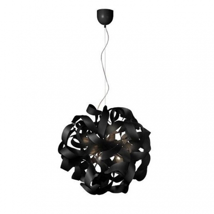Подвесная светодиодная люстра Lucide Atoma 13408/48/30 в современном стиле, цвет черный