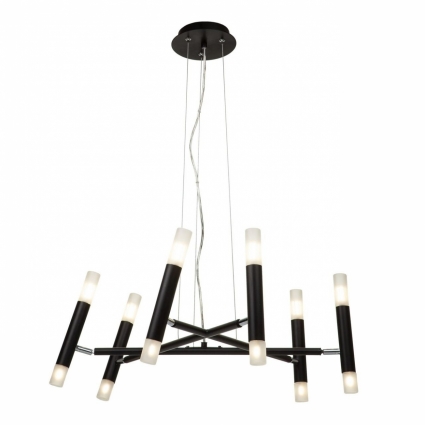 Подвесная люстра Maytoni Vigo MOD031PL-12B в стиле Хай-тек, цвет черный