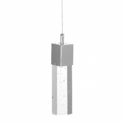 Подвесной светодиодный светильник Kink Light 08510-1A(4000К) в стиле Хай-тек, цвет хром