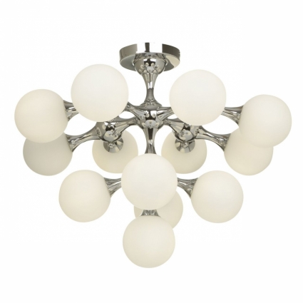 Потолочная люстра Maytoni Proton MOD021CL-13CH в стиле Хай-тек, цвет белый