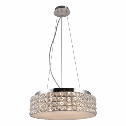 Подвесной светильник Toplight Imogene TL1162-4H в современном стиле, цвет хром