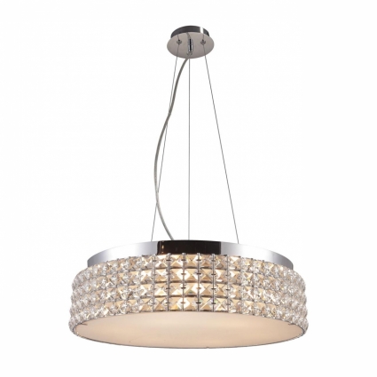 Подвесной светильник Toplight Imogene TL1162-6H в современном стиле, цвет хром