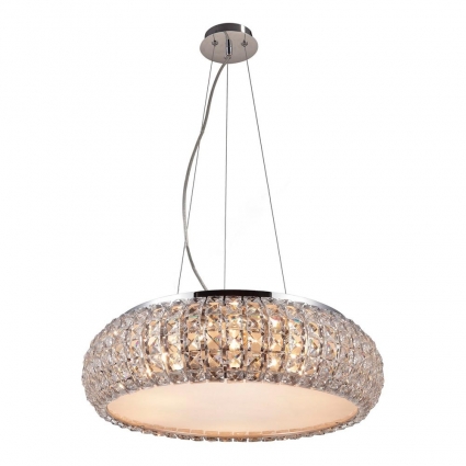 Подвесной светильник Toplight Jacobina TL1161-6H в современном стиле, цвет хром