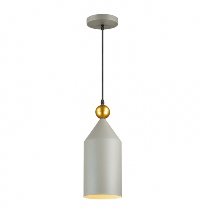 Подвесной светильник Odeon Light Bolli 4092/1 в стиле Хай-тек, цвет серый