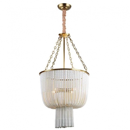Подвесной светильник Newport 3136/S Brass/White в стиле модерн, цвет белый