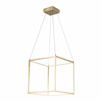 Подвесной светодиодный светильник Lucia Tucci Exo 3350.440 Gold в современном стиле, цвет золотой