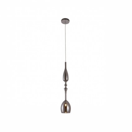 Подвесной светильник Crystal Lux Lux New SP1 C Smoke в стиле арт-деко, мощность 60 Вт