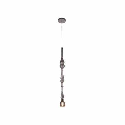 Подвесной светильник Crystal Lux Lux New SP1 D Smoke в стиле арт-деко, мощность 60 Вт
