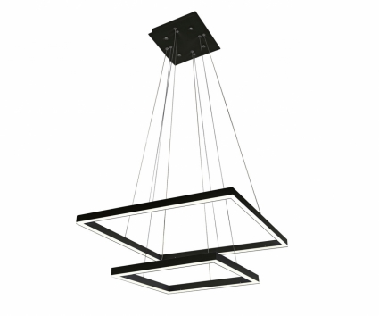 Подвесной светодиодный светильник Kink Light Альтис 08227,19(4000K), в стиле Хай-тек, цвет черный