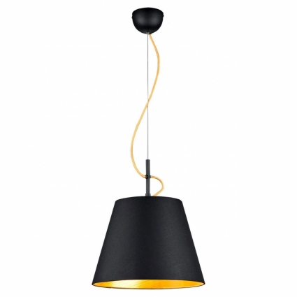 Подвесной светильник Lussole Loft Yukon GRLSP-8053 в современном стиле, цвет черный