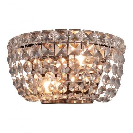 Настенный светильник Toplight Letitia TL1165-2W в современном стиле, цвет матовый никель