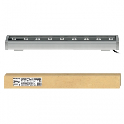 Прожектор светодиодный (UL-00001432) Volpe 9W 2700K ULF-Q552 9W/WW IP65 Silver в современном стиле, цвет серебро
