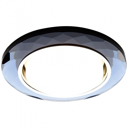 Встраиваемый светильник Ambrella light GX53 Classic G8077 BK в современном стиле, цвет черный