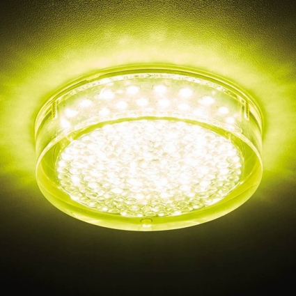 Встраиваемый светодиодный светильник Ambrella light Led S140 GD 5W 4200K Led в стиле модерн, цвет золотой