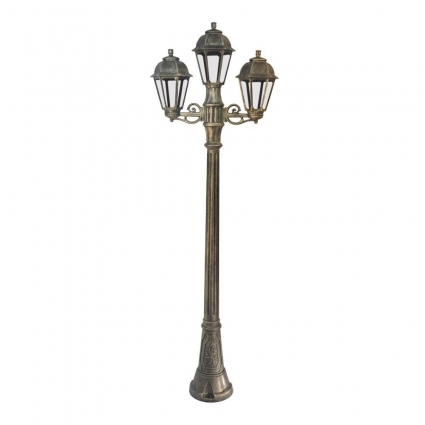 Уличный фонарь Fumagalli Artu Bisso/Saba 2+1 K22.158.S21.BXF1R в классическом стиле, цвет бронза