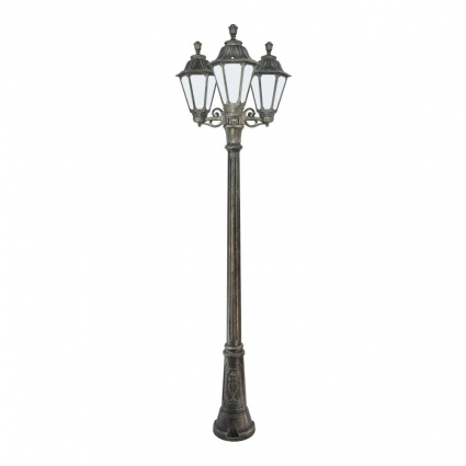 Уличный фонарь Fumagalli Gigi Bisso/Rut 3L E26.156.S30.BYF1R в классическом стиле, цвет бронза