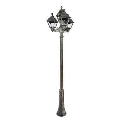 Уличный фонарь Fumagalli Ricu Bisso/Cefa 3+1 U23.157.S31.BXF1R в классическом стиле, цвет бронза