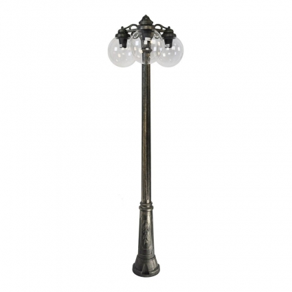Уличный фонарь Fumagalli Ricu Bisso/G250 3Ldn G25.157.S30.BXE27DN в классическом стиле, цвет бронза