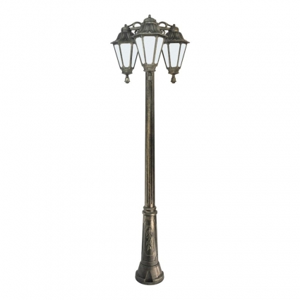Уличный фонарь Fumagalli Ricu Bisso/Rut 3L Dn E26.157.S30.BYF1RDN в классическом стиле, цвет бронза