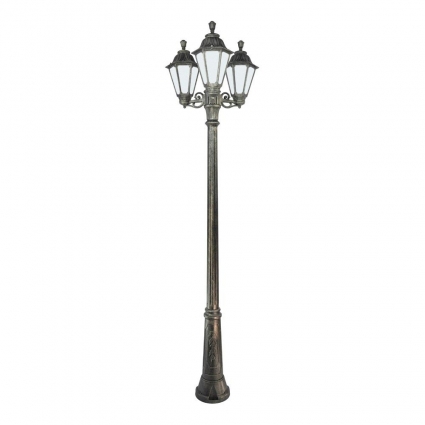 Уличный фонарь Fumagalli Ricu Bisso/Rut 3L E26.157.S30.BYF1R в классическом стиле, цвет бронза