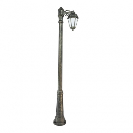 Уличный фонарь Fumagalli Ricu Bisso/Saba 1L K22.157.S10.BYF1R в классическом стиле, цвет бронза