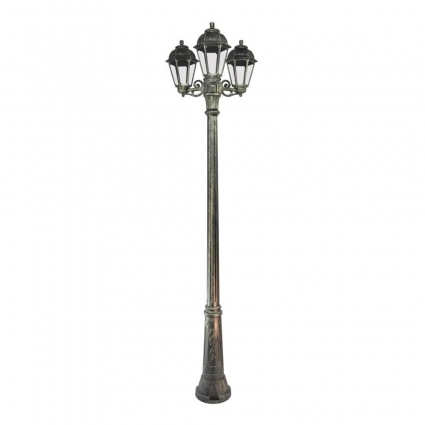 Уличный фонарь Fumagalli Ricu Bisso/Saba 3L K22.157.S30.BXF1R в классическом стиле, цвет бронза