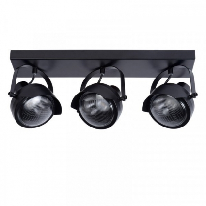 Спот Lucide Cicleta 05922/03/30 в стиле лофт, цвет черный, мощность 105 Вт