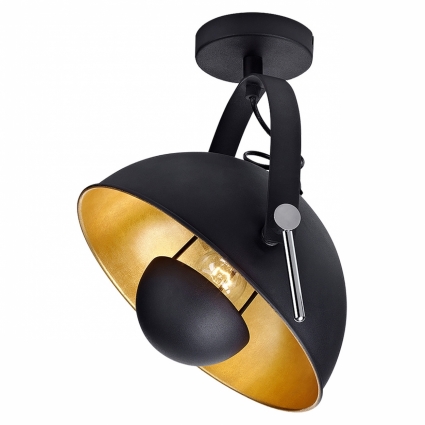 Спот Lussole Loft Bollo GRLSP-9825 в стиле лофт, цвет черный, мощность 11 Вт